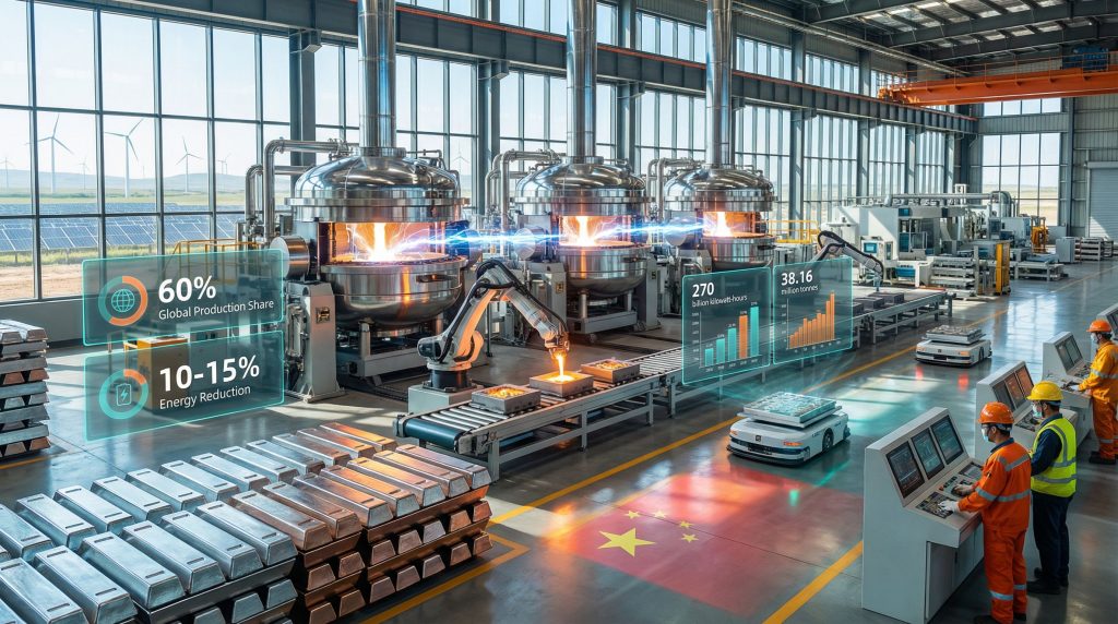 Manufacturing green ferro-alloys in China.