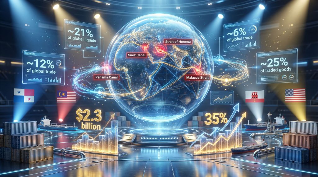 Global trade routes and economic impact.