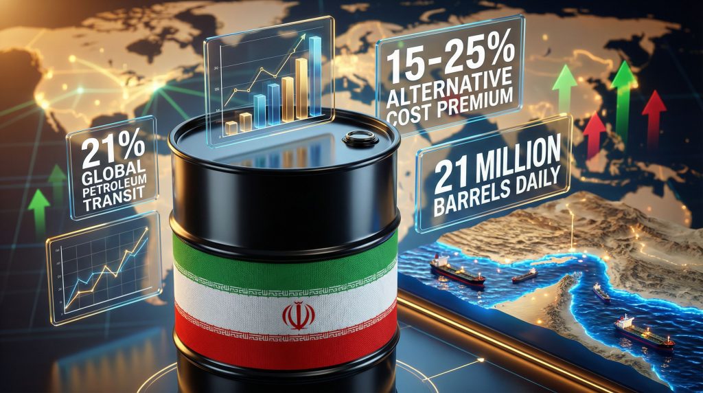 Iran war impact on oil prices illustrated.