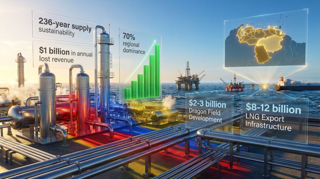 Venezuela's gas potential illustrated with graphics.