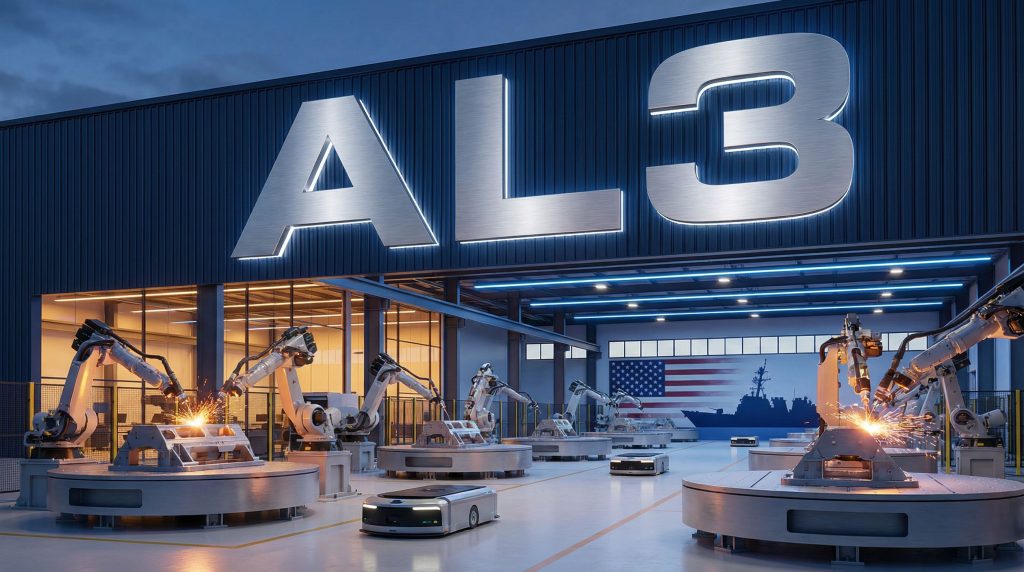 AML3D Ltd-AL3-AL3 technology in factory with robots.