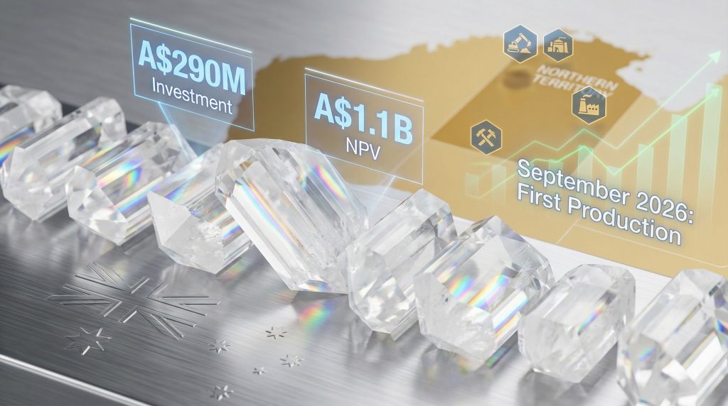 Core Lithium Finniss restart, A$290m investment.