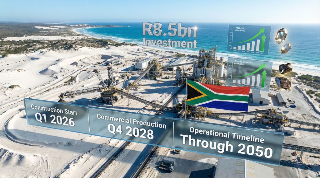 Rio Tinto Zulti South project investment overview.