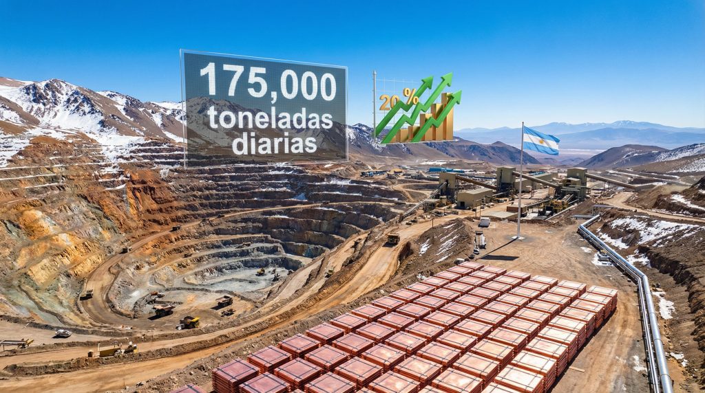 Josemaría mine showing daily operations data.