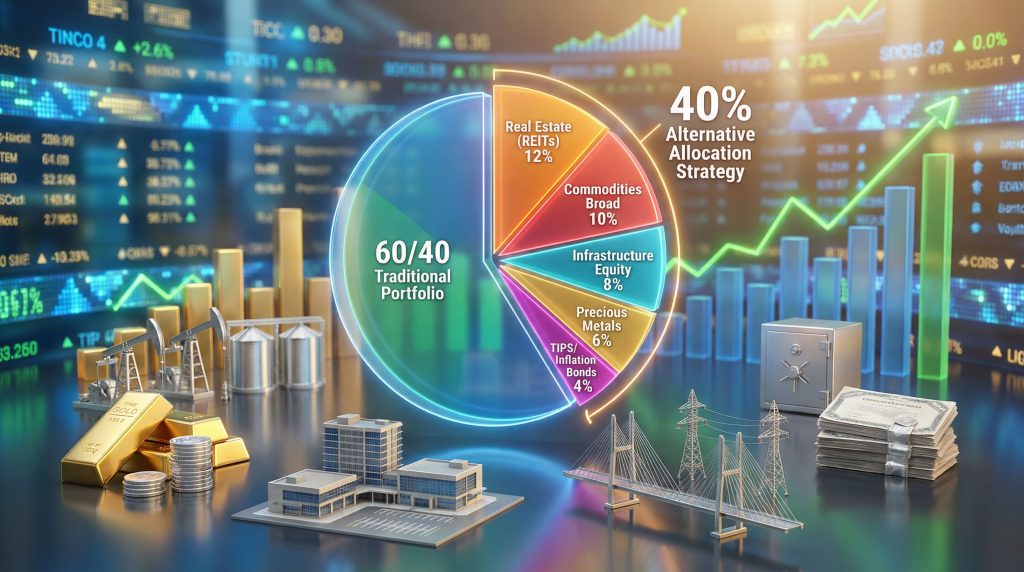 40 portfolio model visualization with charts.