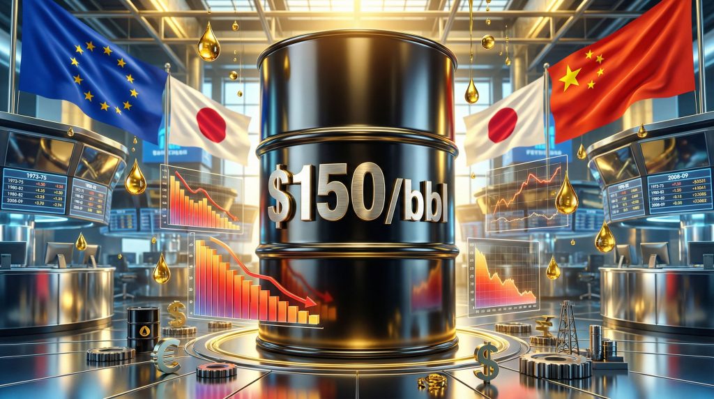 Rising oil prices threaten global economy.