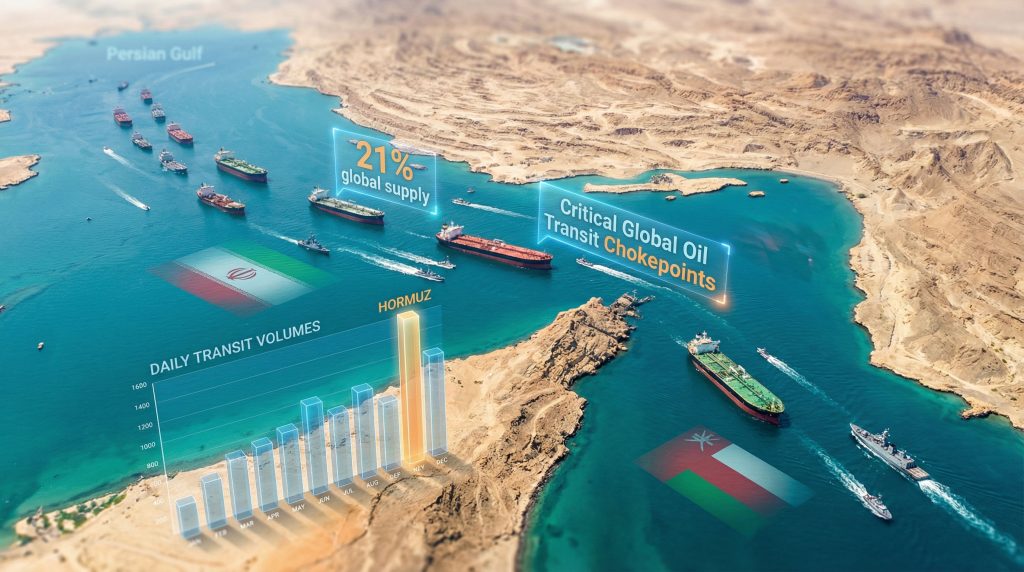 Tanker traffic uncertainty in Strait of Hormuz.