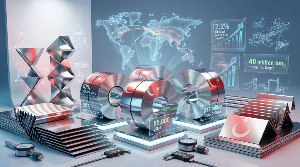Turkey's flat steel market projections 2026.