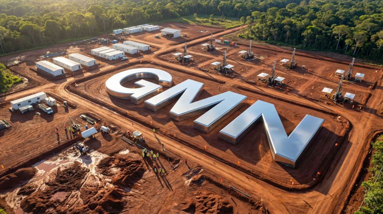 Gold Mountain Ltd-GMN-GMN construction site with large letters.