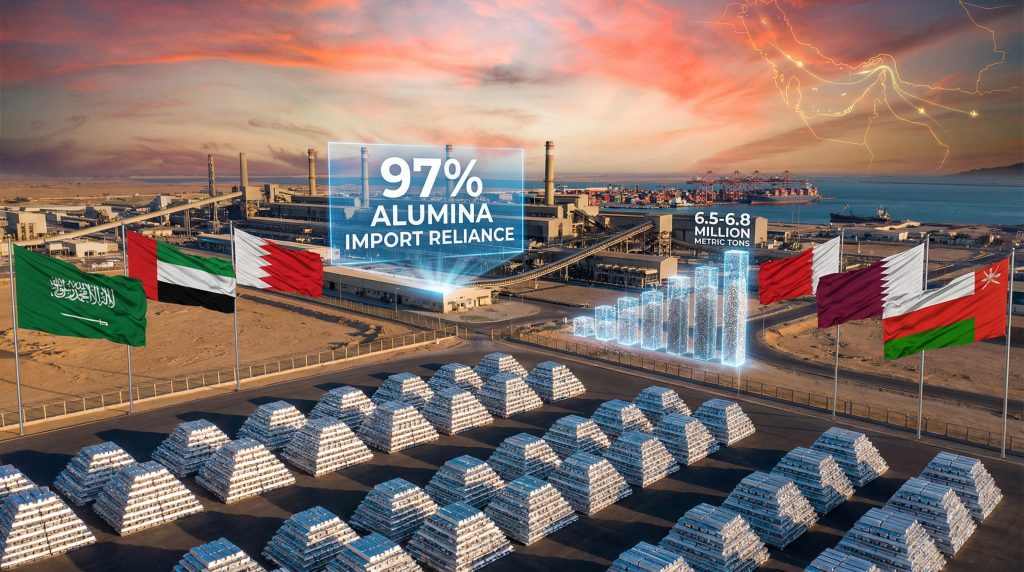 Middle East aluminium output depends on imports.