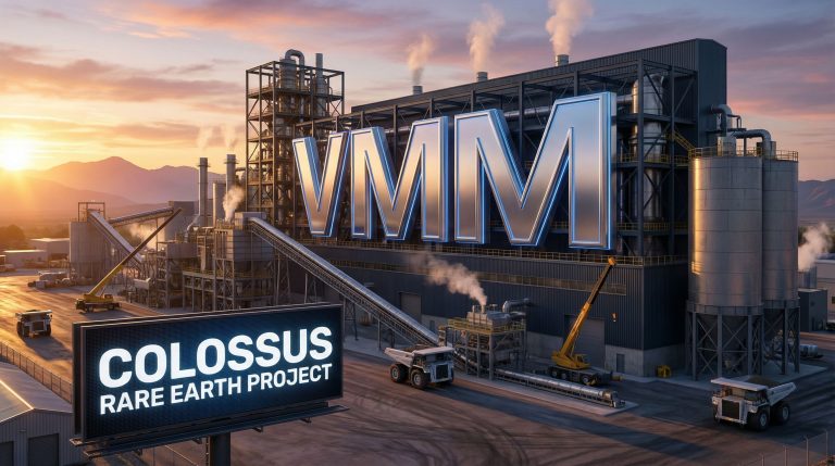 Viridis Mining and Minerals Ltd-VMM-VMM industrial plant with Colossus project.