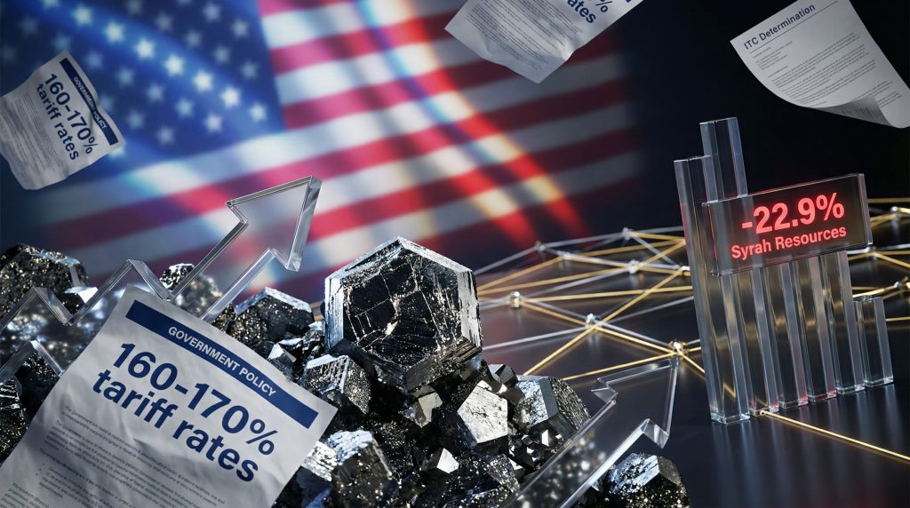 Syrah Resources US tariff reversal visualized.
