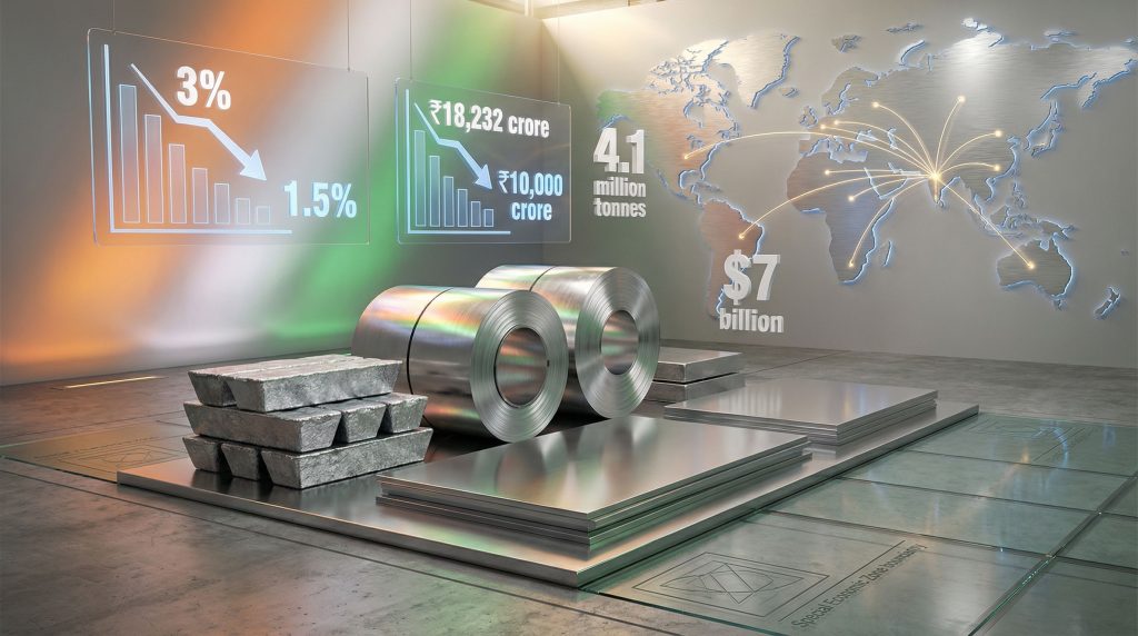 Aluminium exports exempt from RoDTEP cuts.