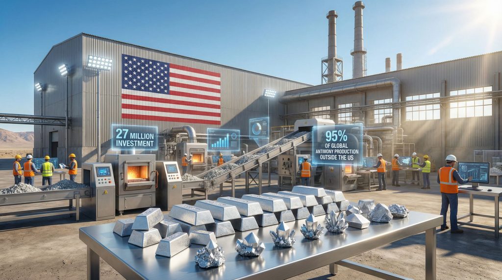 US Antimony domestic production expansion facility.