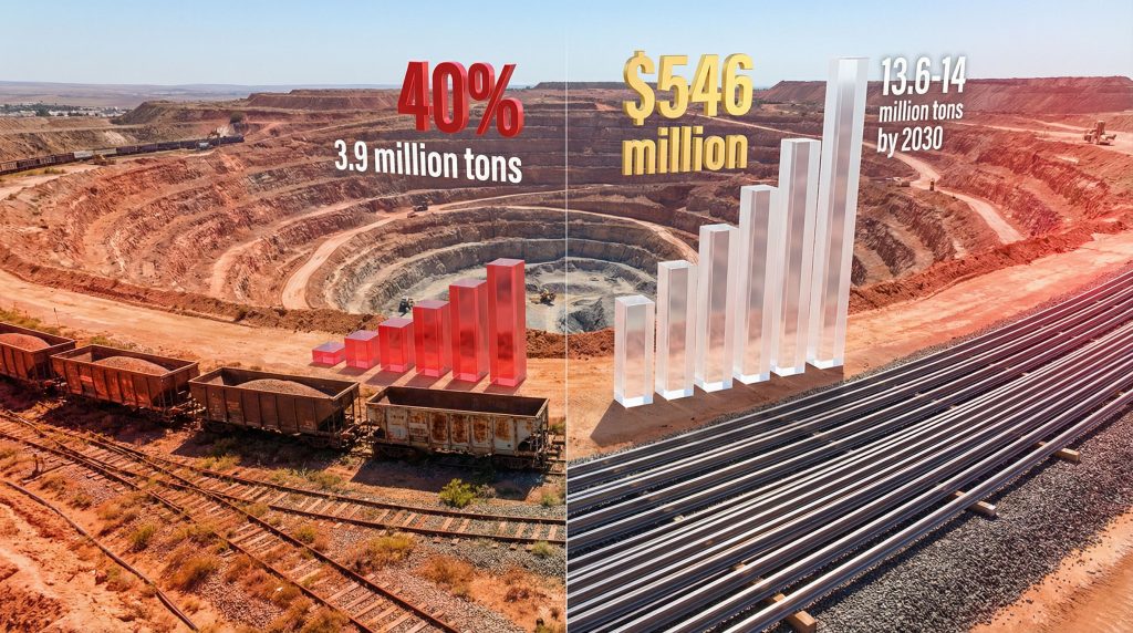 Phosphate mining challenges in Tunisia.