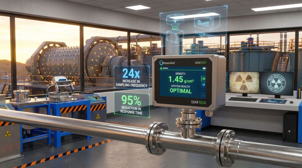 Innovative mineral processing with Rhosonics SDM ECO.