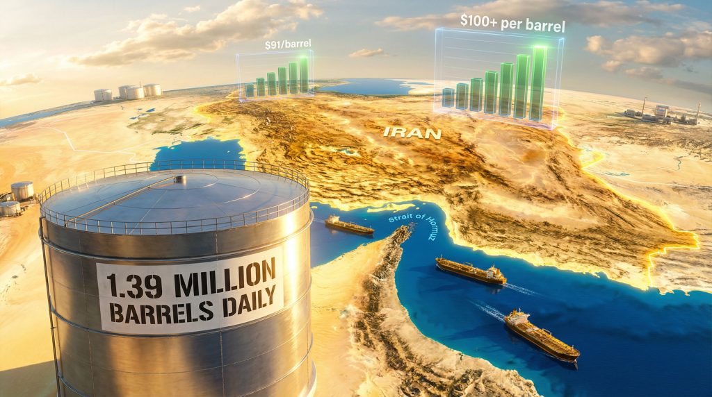 Iran oil supply risks threaten global markets.
