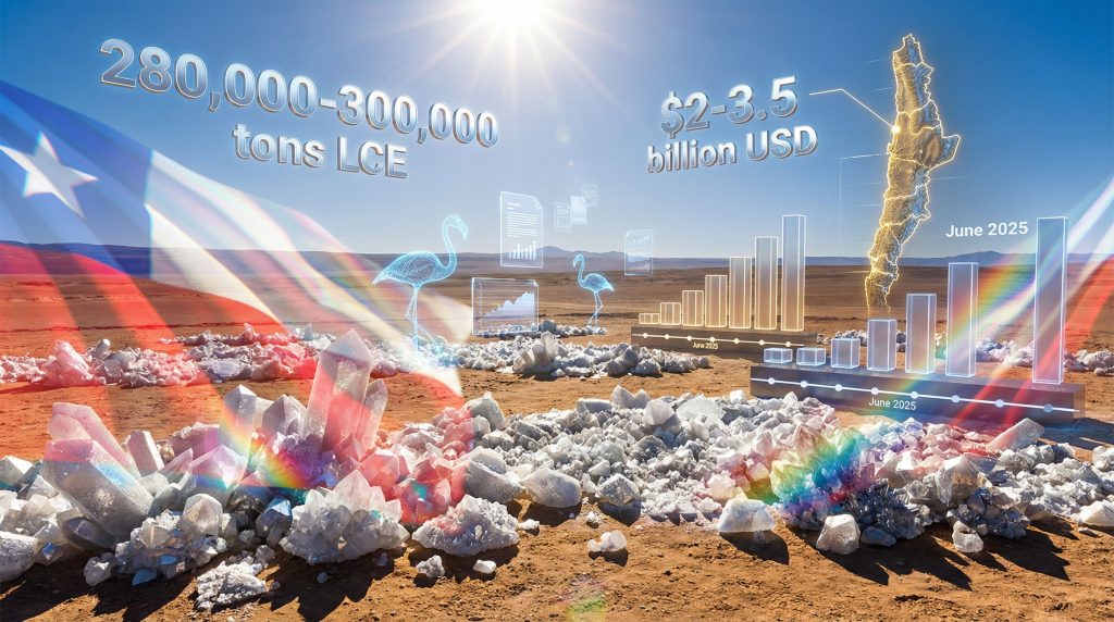 SQM-Codelco lithium project environmental study landscape.