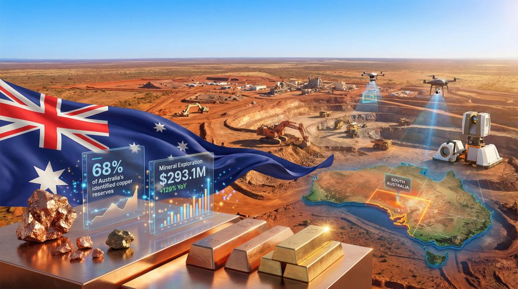 South Australia mining investment landscape with data.