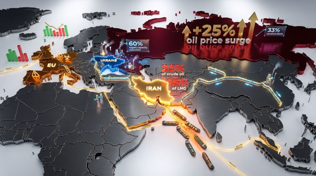 Iran energy crisis affects global oil supply.
