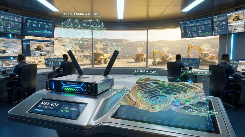 Cohda Wireless V2X technology monitors mining operations.