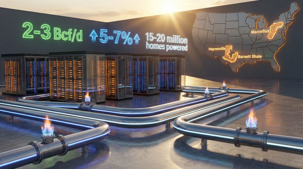 AI and gas influence energy infrastructure.