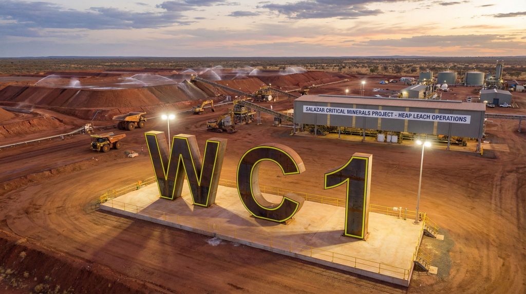 West Cobar Metals Ltd-WC1-Salazar Critical Minerals Project at sunset.