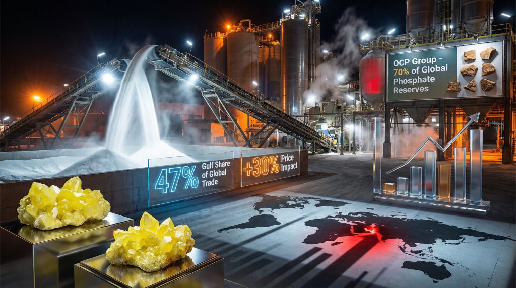 Gulf supply shock impacts OCP fertilizer industry.
