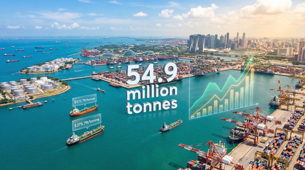 Singapore bunkering hub sees HSFO prices surge.