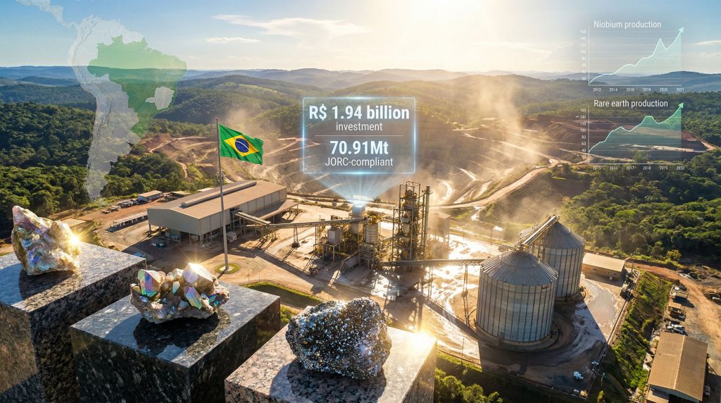 St. George Mining project in Araxá, Brazil.