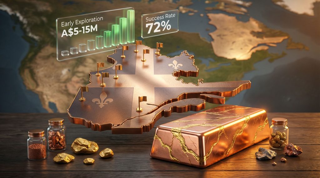 Cygnus invests in Quebec copper gold exploration.