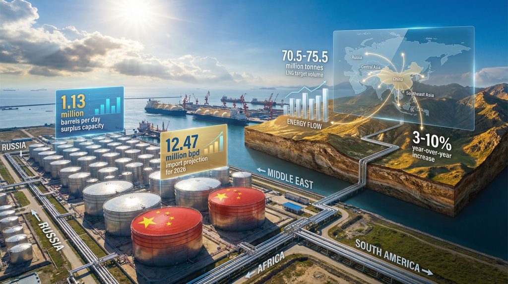 China energy imports visualization and conflict dynamics.