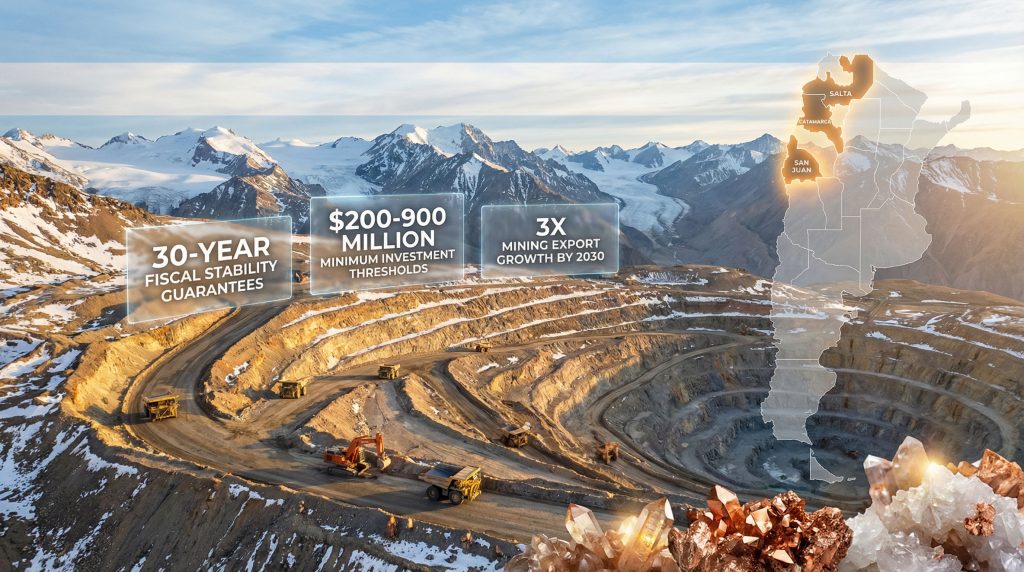 Argentina mining legislation promoting economic growth.