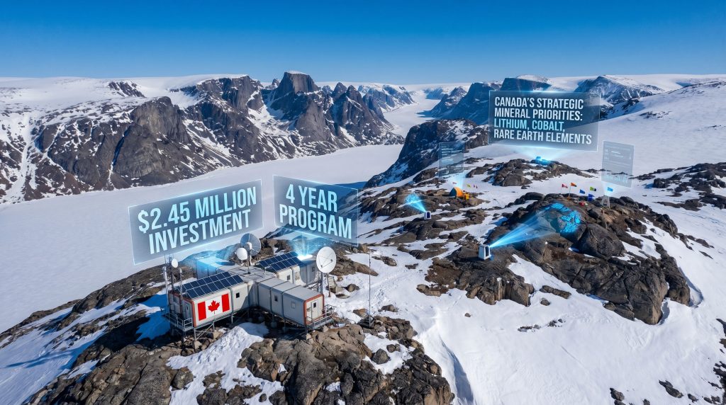 Baffin Island geoscience funding; investment highlights.