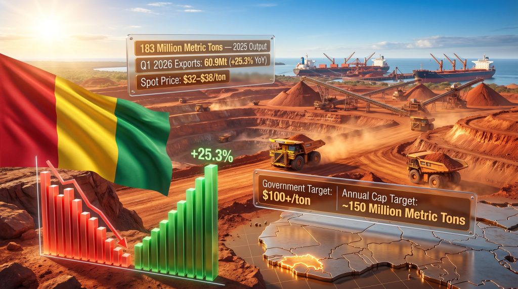 Guinea bauxite export curbs mining infographic