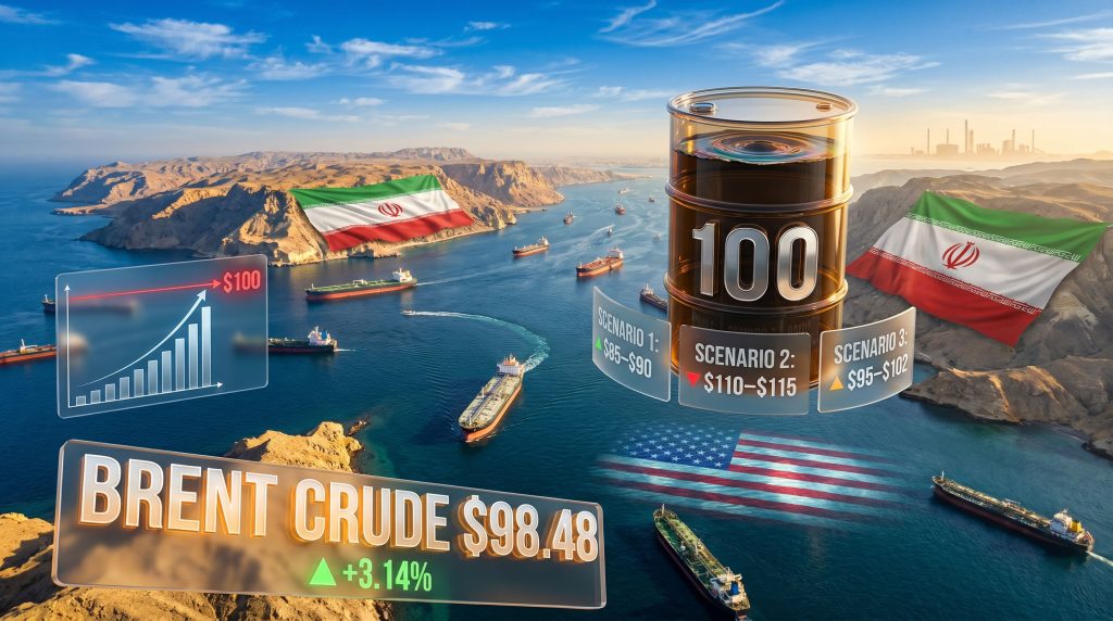 Brent eyes $100 as ceasefire deadline looms