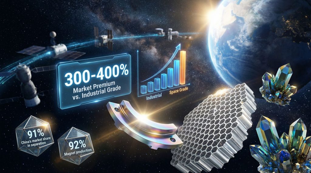 Space technologies and critical metals demand.
