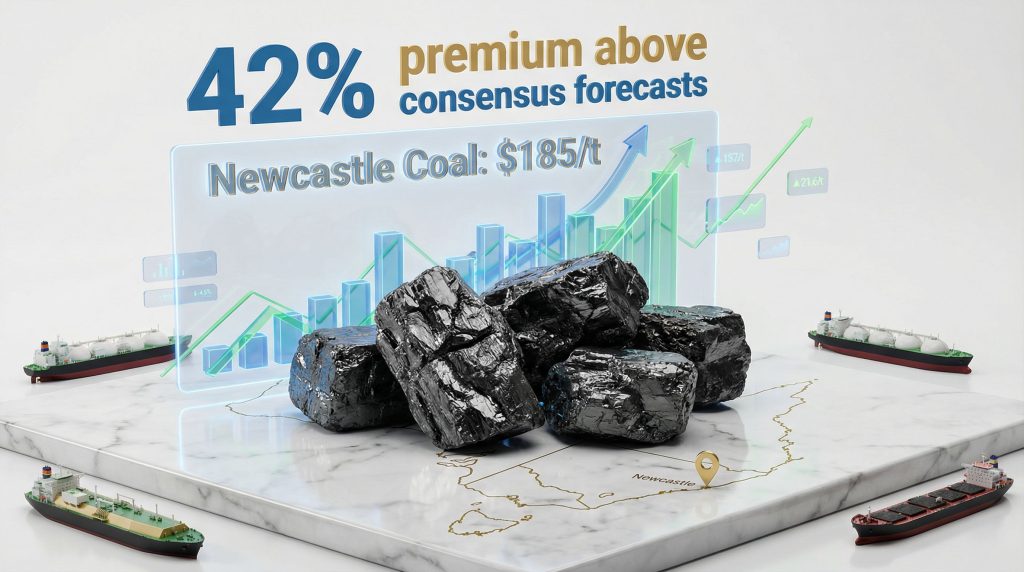Glencore poised for Newcastle coal price increase.
