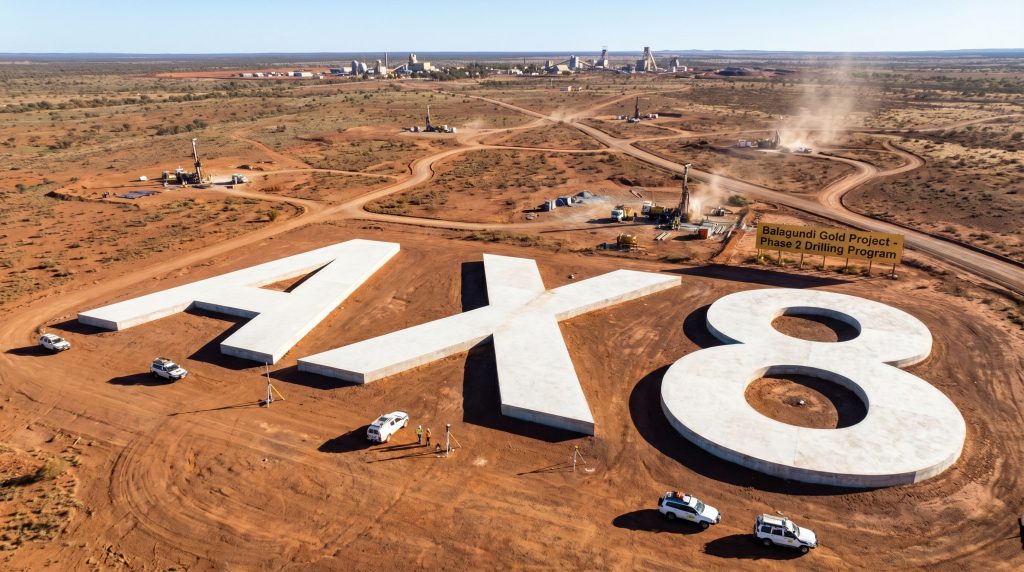 Accelerate Resources Ltd-AX8-AX8 giant letters in desert landscape.