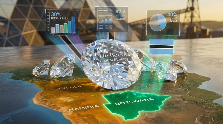 Botswana seeks De Beers' control strategy.