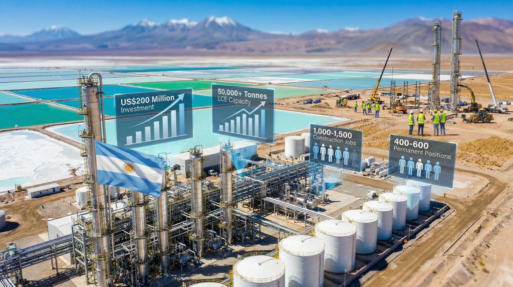 Expansion of lithium project Fénix infrastructure.