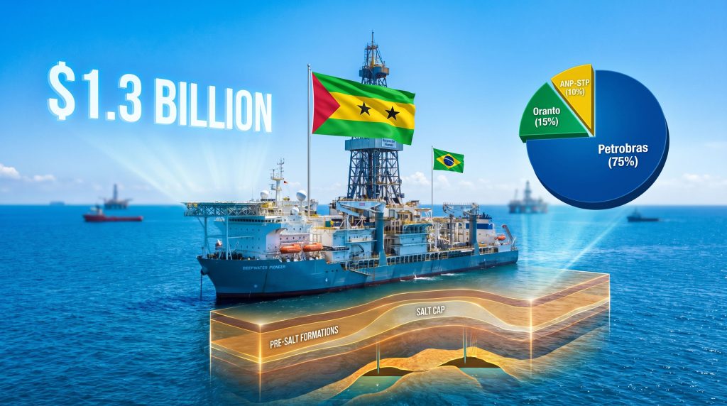 Petrobras acquisition in São Tomé, offshore investment.