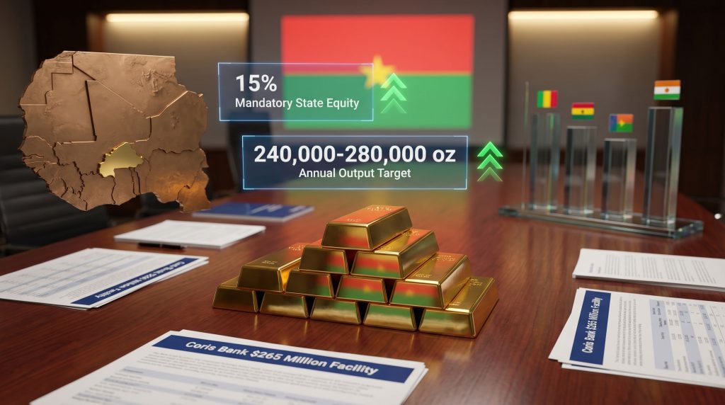Burkina Faso gold mine stake increase presentation.