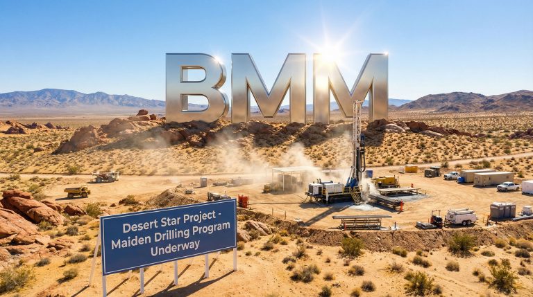 Bayan Mining and Minerals Ltd-BMM-BMM desert drilling project underway.