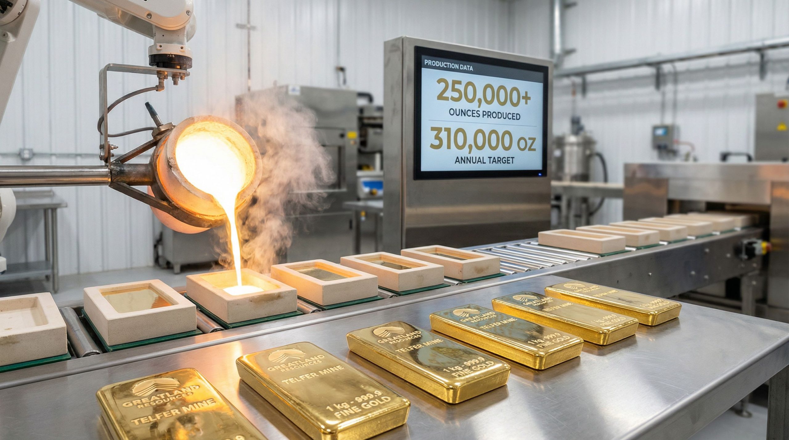 Greatland Resources Gold Production Track Record