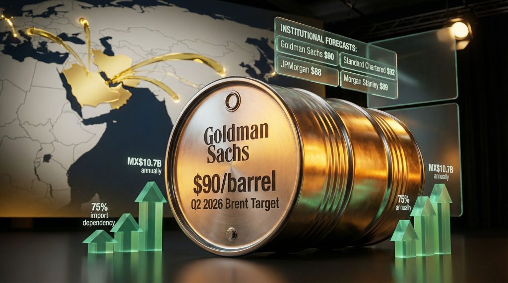 Goldman Sachs oil forecast: $90/barrel target.