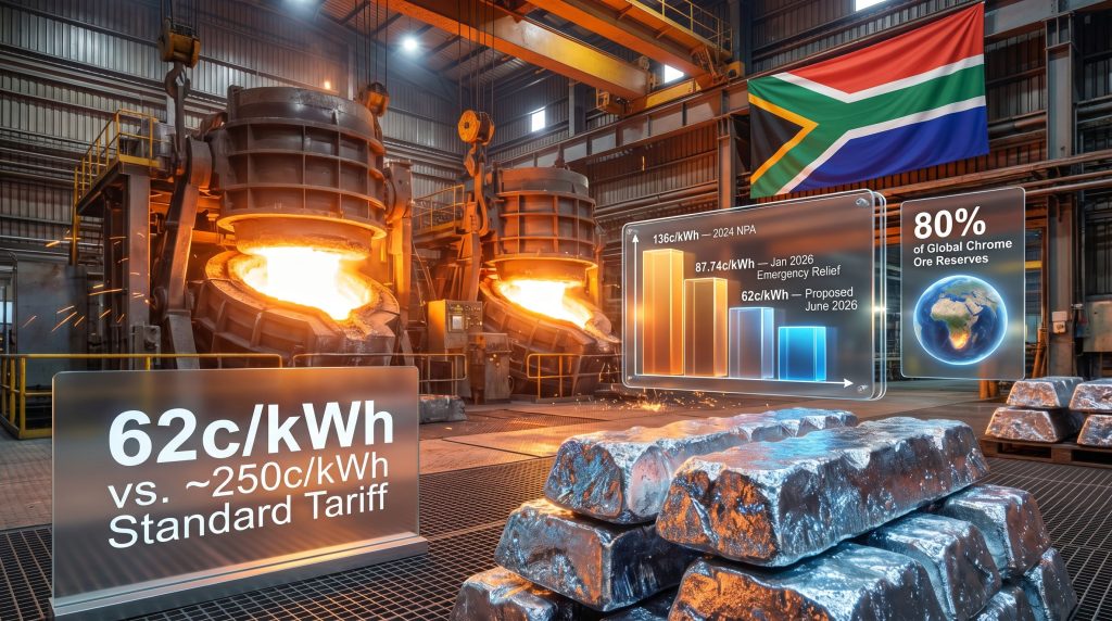 Nersa ferrochrome tariff public consultations at smelter