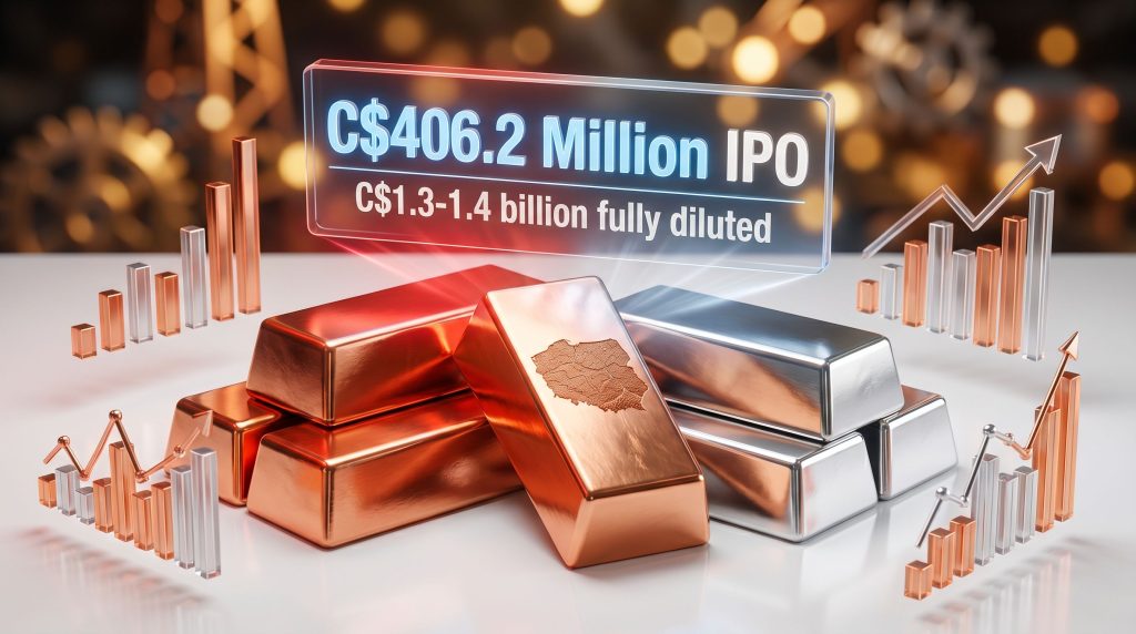 Lumina Metals Toronto IPO announcement graphic.