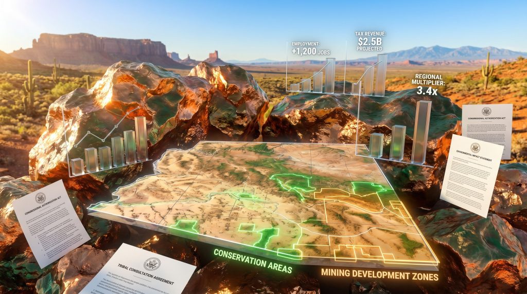 Resolution Copper land exchange visual summary.