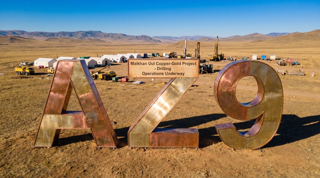 Asianbatterymet Plc Chess Depositary Interests 1:1-AZ9-Maikhan Uul mining site with equipment.
